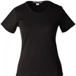 Черная женская рубашка (INF020018) Crewneck