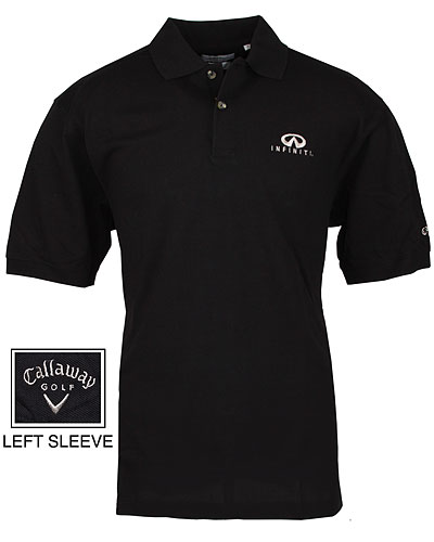 Черная мужская рубашка поло (INF020020) Callaway Driver