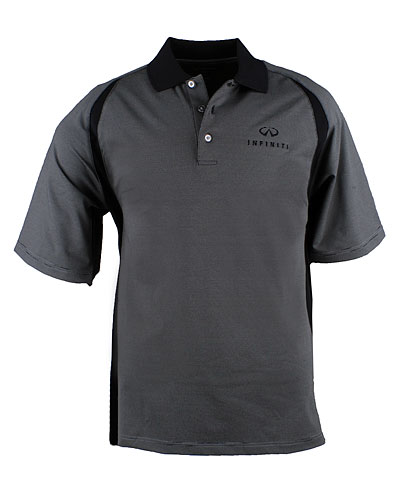 Черная мужская рубашка поло (INF020006) Pebble Beach Stripe Polo Black