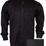 Мужская черная рубашка (INF030001) Mens Easy Care Buttondown