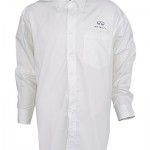 Мужская белая рубашка (INF030008) Mens Performance Twill Shirt — White