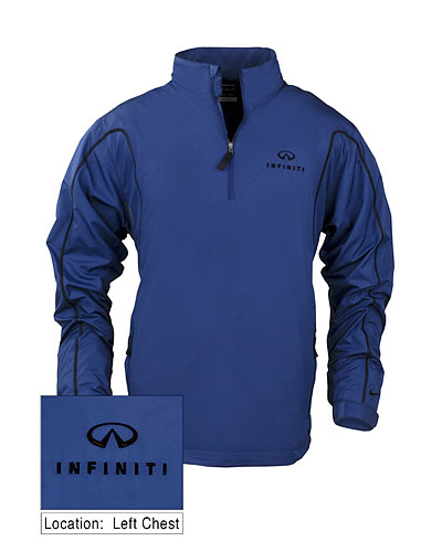 Куртка синяя (INF070004) Nike 1/2 Zip Wind Jacket Deep Royal