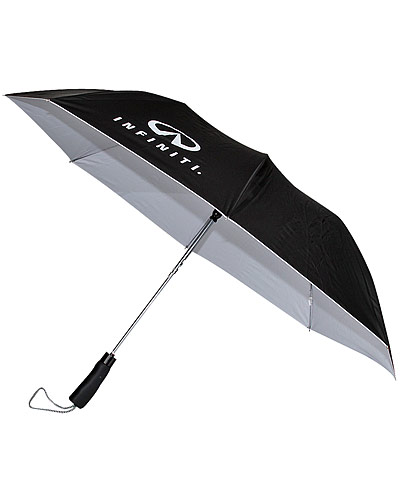 Черный зонт (INF19000200) Colortone Folding Umbrella